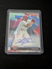 2020 Bowmans Best Nolan Gorman Best Of 2020 Autograph Auto #/150 SP Rookie
