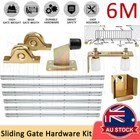 6M Sliding Gate Opener hardware kit Roller Guide Track Stopper wheels AUS