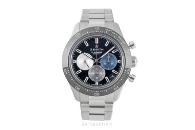Zenith Chronomaster Chronograph Stahl Automatik Ref. 03.3100.3600/21.M3100 B&P [