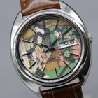 CLA'd *1972y [N MINT] Vintage SEIKO Lord Matic 5606-7150 LM 37mm UKIYOE AT Watch