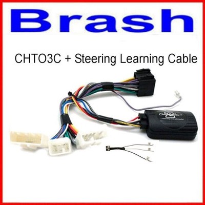 FOR FORTUNER 2015-2020 STEERING WHEEL ADAPTER + LEARNING CABLE  AERPRO CHTO3C