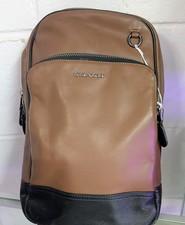 COACH  SMALL C2931 Black & Tan Color Block Gr...