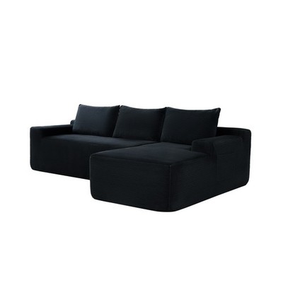 97 inch L-Shaped Facing Cloud Sectional Couch Modular Corner W/Chaise Lounge