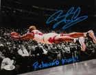 Dennis Rodman Signed METALLIC Photo 8x10  NWO Bulls Worm Autograph HOF JSA HOGAN