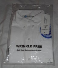 St Charles Borromeo Catholic school Girl Uniform Top Shirt White Size 6 PreK-8th