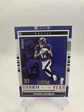 2021 Panini Contenders - Rookie of the Year Rashod Bateman #ROY-RBA (RC)