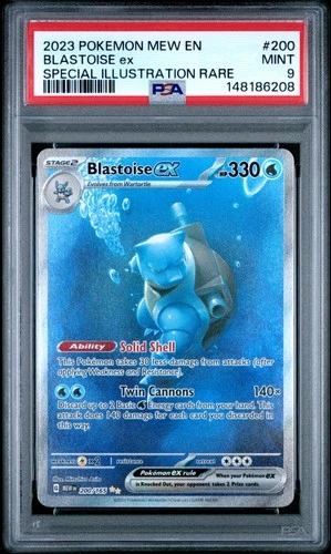 New ListingPSA 9 - Blastoise Ex 200 Special Illustration Rare - Pokemon Mew En-151