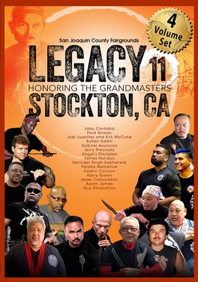 4 DVD Box Serrada Escrima Seminar 2024 Legacy 11 Kali Arnis Eskrima FMA