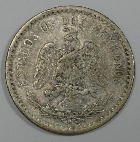 1916 Mexico 50 Centavos Silver — photo from the most recent tracked eBay sale