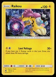 Raikou 79/214 Lost Thunder Rare