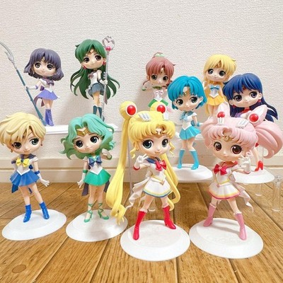 Q posket Sailor Moon Eternal B Color Figur Authentic Rare 10er Set