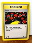 POKEMON SLEEP! 79/82 1ST EDITION TRAINER TEAM ROCKET LP-NM SNORLAX