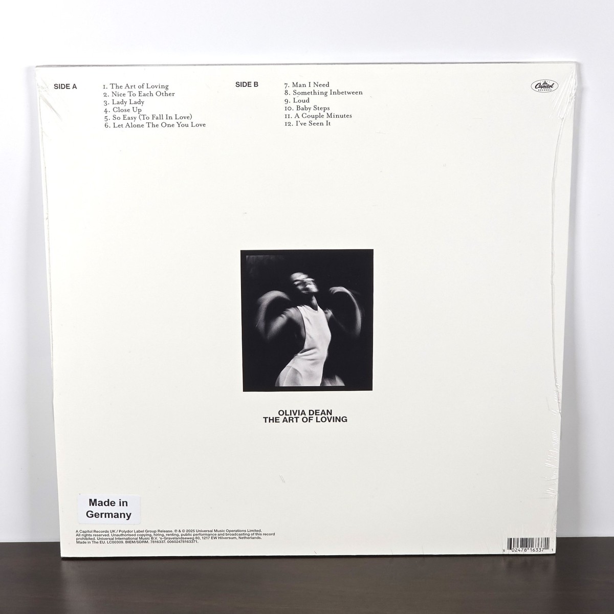 OLIVIA DEAN The Art of Loving Store Exclusive BLACK & WHITE SPLIT