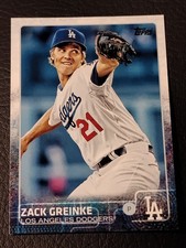 2015 Topps Baseball - #267 Zack Greinke - Los Angeles Dodgers EX-NM Condition 