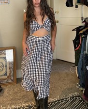 Women's Xs Gingham Zara Midi Dress
