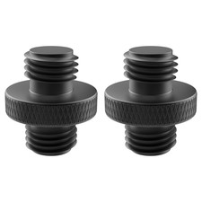 3/8" Male to 3/8" Male Threaded Tripod Screw Adapter, 2 Pcs Standard Mounting Th