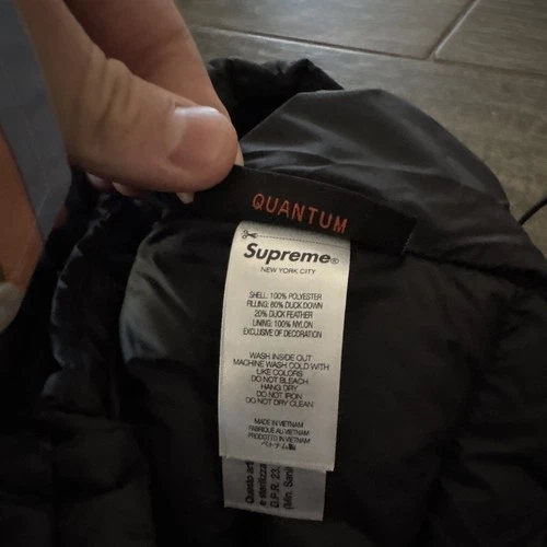 2026 F/W Supreme Micro Down Half Zip Pullover, Anorak Puffer Jacket Supreme ￼ image 9