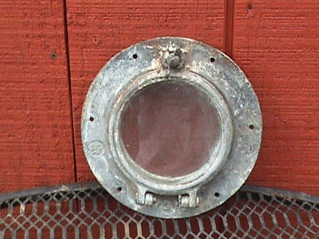 VINTAGE PORT HOLE OFF A 1949 CRAB BOAT
