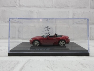 MX-5 NCロードスター赤 ミニカー1/43 1:43 Mazda Roadster NC MX-5 MIATA Red Metallic Diecast Model