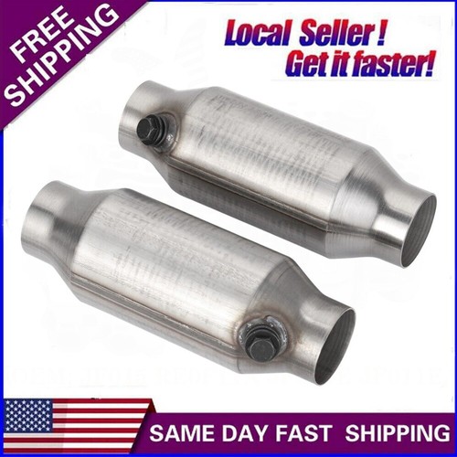 2.5 Inlet/Outlet Catalytic Converter Universal-fit ECO II Stainless