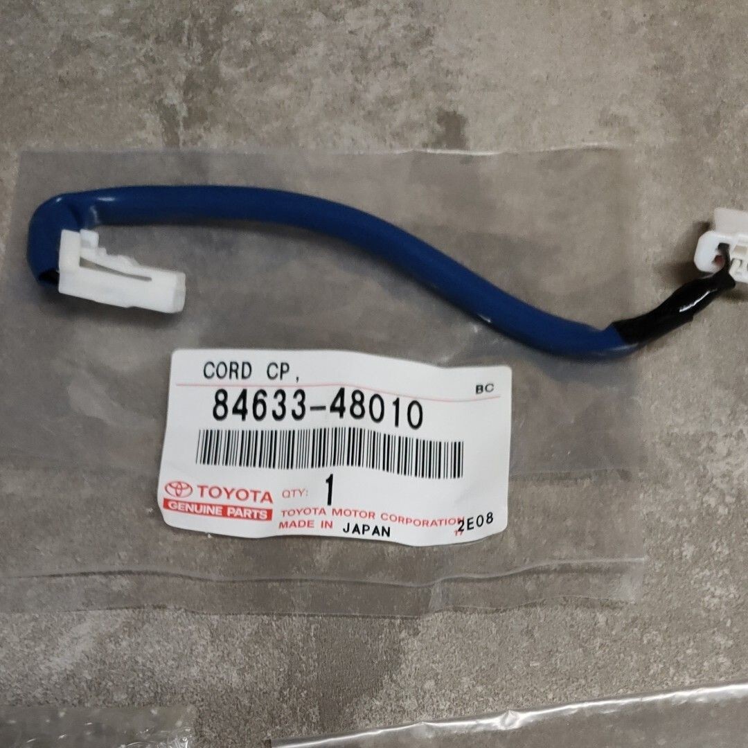 Toyota Genuine PRIUS ZVW30 2009/04 Wire, Cruise Control Switch