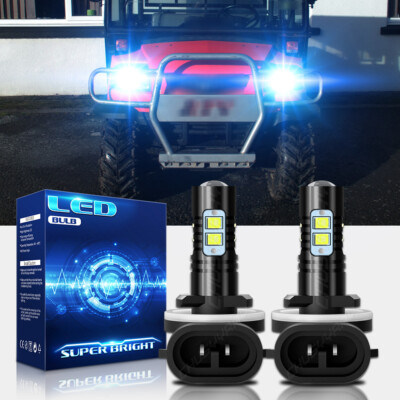 8K LED Skid Steer Headlight Bulbs For Bobcat 751 753 763 773 863 864 873 883 963