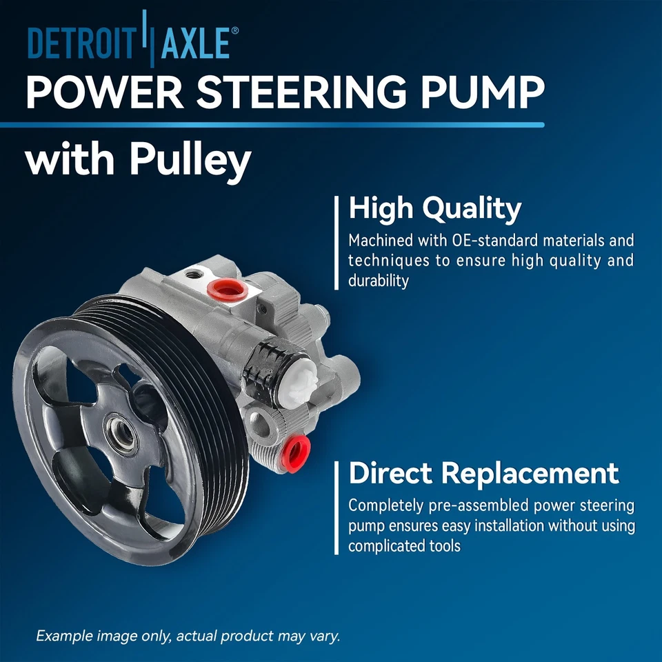 Power Steering Pump with Pulley for G35 FX35 G37 Q50 M35 M37 EX35 FX37 Q60 370Z - Image 4 of 4