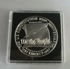 1986 USA MINT SILVER PROOF CONSTITUTION DOLLAR $1  BOX & COA