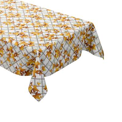 Wachstuch Tischdecke Herbst Laub Efeu C141032 eckig rund oval