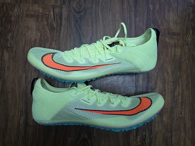 Nike Zoom Superfly Elite 2 Volt Green Orange Track Spike CD4382-700 Mens 13