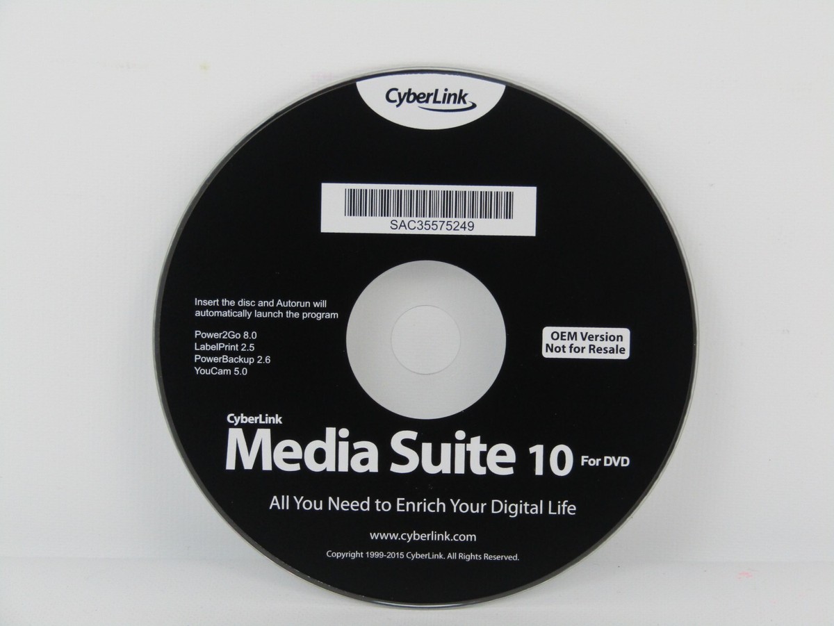 CyberLink Media Suite 10 for LG device SAC35575249 | eBay