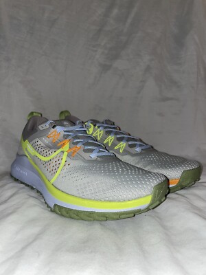 Size 10.5 - Nike React Pegasus Trail 4 Light Iron Ore Volt