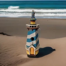 Beautiful Lighthouse Style Birdhouse