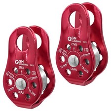 Fixed Micro Pulley 27kN CE UIAA Certified Slack Tender for Hitch Tending Rope