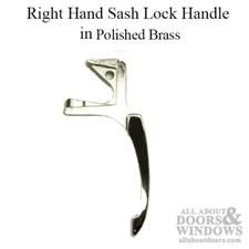 Pella Sash Lock Handle Brass Right Hand Sash Lock Handle For Casement Window