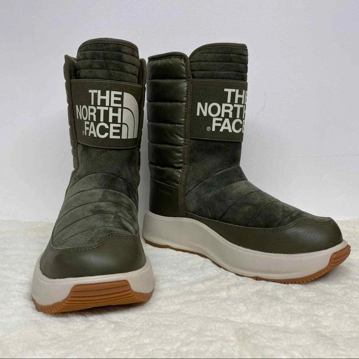 The North Face OZone Park Winter Pull On Boot New Taupe Green