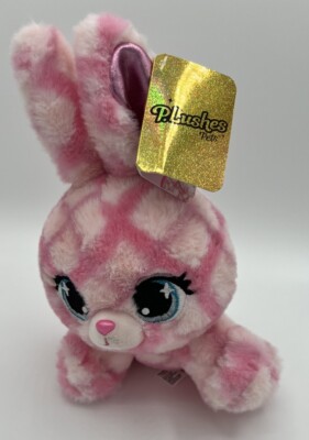 NWT Gund Trixie Karrats P. Lushes Pets Plush Stuffed Animal Toy Pink Big Eyes