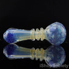 5" Color Changing Tobacco Smoking Pipe Thick Collectible Glass Pipes - P743B