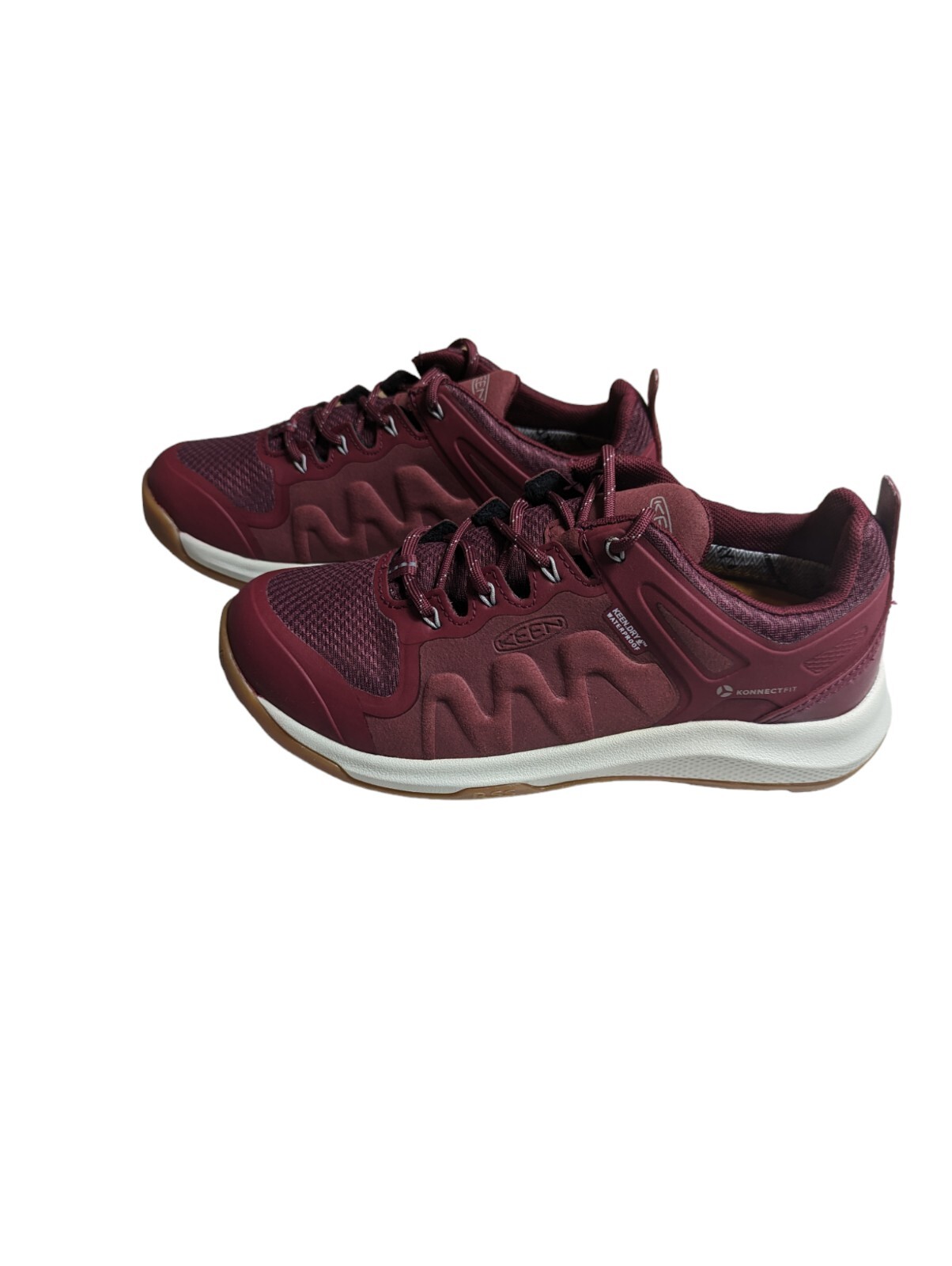 Scarpe da trekking all'aperto KEEN Explore WP Tawny Port Satellite da donna taglia 6 5
