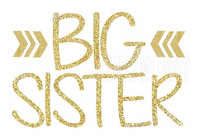 big sister iron on transfer