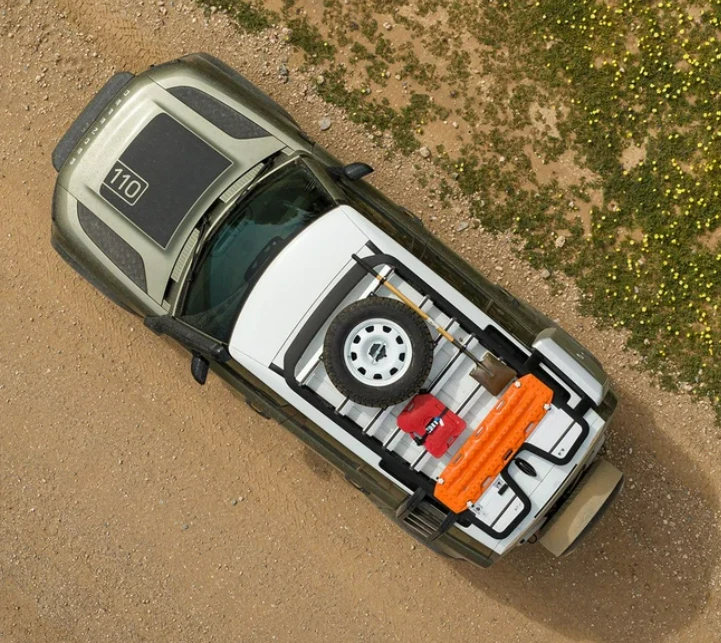 LAND ROVER DEFENDER 90/110/130 2020 -ON DECALQUE CAPÔ ANTIRREFLEXO PRETO FOSCO - Imagem 3 de 4