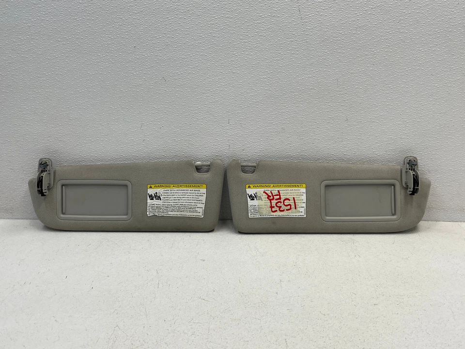 12 13 14 15 Audi S7 conjunto de viseira solar dianteira esquerda e dianteira direita par 1537 fabricante de equipamento original - Imagem 4 de 4