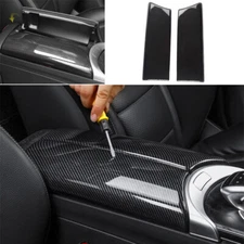 For Mercedes-Benz G-Class 2019-2022 Carbon Fiber ABS Console Armrest Box Cover