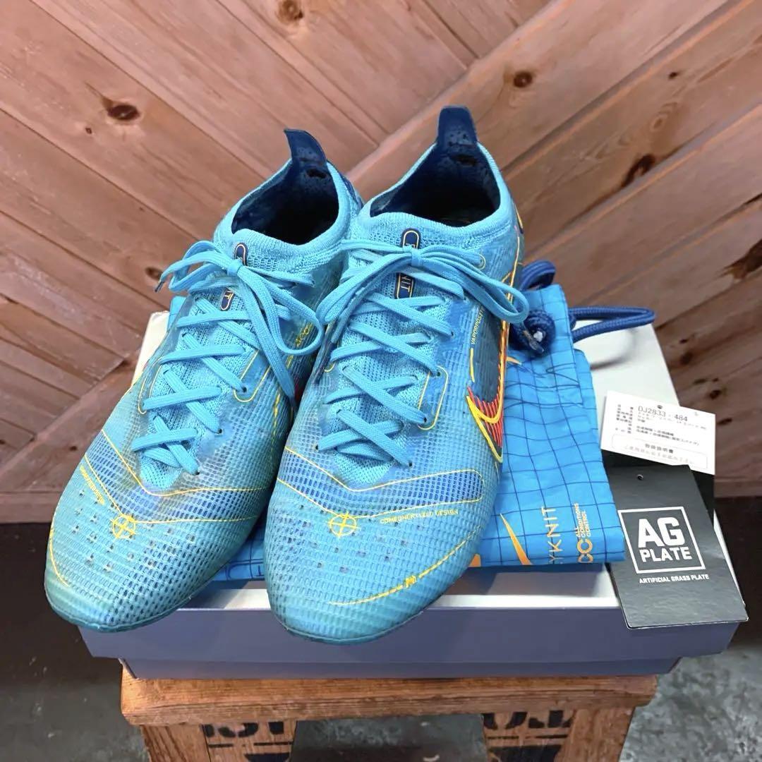 【極美品】NIKE MERCURIAL VAPOR14 ELITE AG Nike Mercurial Vapor 14 Elite AG Soccer Cleats US 7 Bag