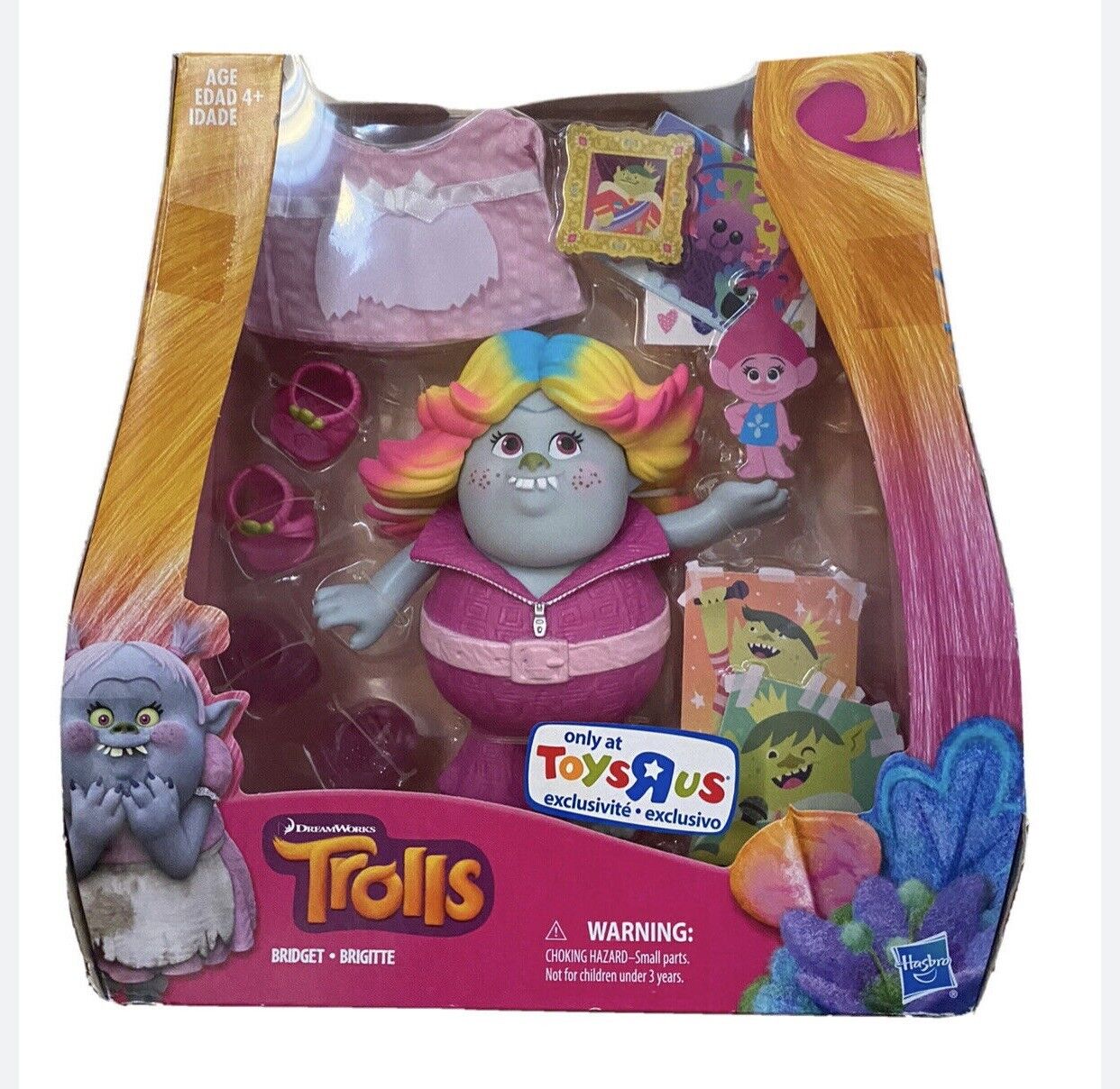 2016 Hasbro DreamWorks Trolls Bridget Toys R Us Exclusive Doll with  Accessories