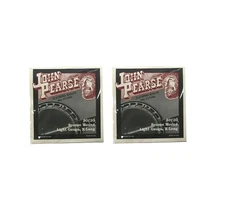John Pearse Banjo Strings 2 Sets 80/20 Bronze Wound Light Gauge Extra Long