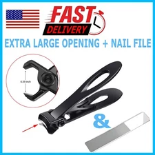 Stainless Professional Extra Large Toe Nail Clippers For Thick Nails Heavy Duty