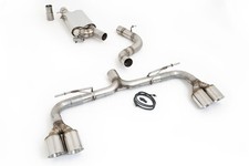 Friedrich Motorsport Edelstahl 76mm Duplex Klappenauspuffanlage VW Golf VIII R