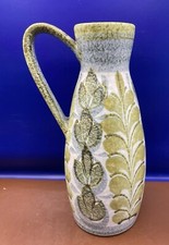Retro Vintage Mid Century Bourne Denby Glyn Colledge Signed Jug Vase