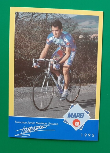 CYCLISME carte cycliste FERNANDO ESCARTIN COTI équipe MAPEI GB 1995
